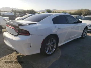 2023 Dodge Charger GT with VIN 2C3CDXHG7PH639336, listed as a Copart auction lot 55560004 with 3,968 mi miles and Salvage Title. Bid and sale history available at carsss.com. Image 3.