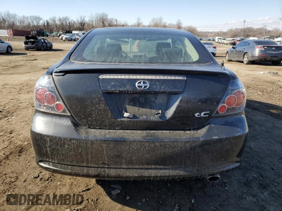 2010 Scion tC with VIN JTKDE3B71A0307850, listed as a Copart auction lot 42805255 with 71,482 mi miles and Salvage Title. Bid and sale history available at carsss.com. Image 6.
