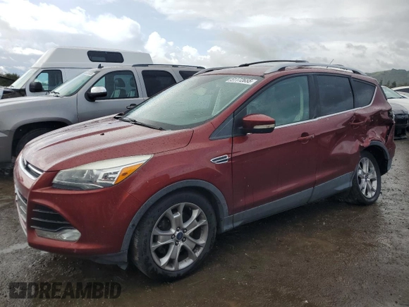 2016 Ford Escape Titanium with VIN 1FMCU9J91GUA99767, listed as a Copart auction lot 51172655 with 132,911 mi miles and Salvage title. Bid and sale history available at DreamBid. Image 1.