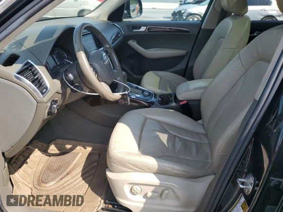 2012 Audi Q5 Premium Plus with VIN WA1DKAFP3CA133981, listed as a Copart auction lot 61937765 with 74,827 mi miles and Salvage title. Bid and sale history available at DreamBid. Image 7.
