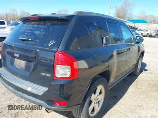 2012 Jeep Compass Limited with VIN 1C4NJCCB2CD605510, listed as a IAAI auction lot 41817614 with 151,779 mi miles and . Bid and sale history available at DreamBid. Image 4.