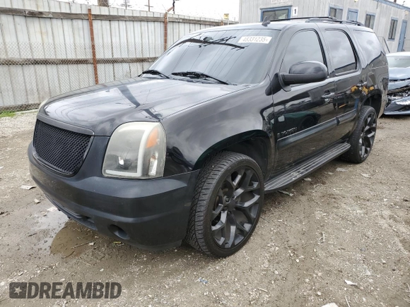 2008 GMC Yukon SLE w/3SA with VIN 1GKFC13C98R103216, listed as a Copart auction lot 48331235 with 195,548 mi miles and Clean Title. Bid and sale history available at carsss.com. Image 1.