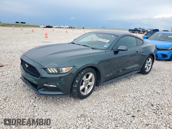 2015 Ford Mustang V6 with VIN 1FA6P8AM3F5328827, listed as a Copart auction lot 60254335 with 130,552 mi miles and Salvage title. Bid and sale history available at DreamBid. Image 1.