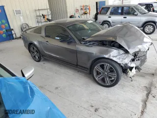 2014 Ford Mustang V6 with VIN 1ZVBP8AM2E5265594, listed as a Copart auction lot 51737015 with 110,386 mi miles and Salvage Title. Bid and sale history available at carsss.com. Image 4.