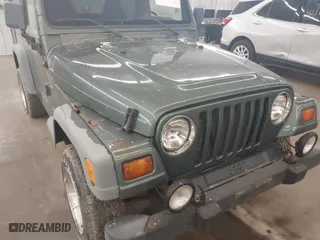 1999 Jeep Wrangler Sport with VIN 1J4FY19S0XP496555, listed as a IAAI auction lot 42110414 with 125,500 mi miles. Bid and sale history available at carsss.com. Image 6.