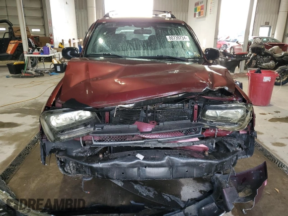 2004 Chevrolet TrailBlazer EXT LT with VIN 1GNET16P446224681, listed as a Copart auction lot 80739734 with 136,381 mi miles and Salvage Title. Bid and sale history available at carsss.com. Image 5.