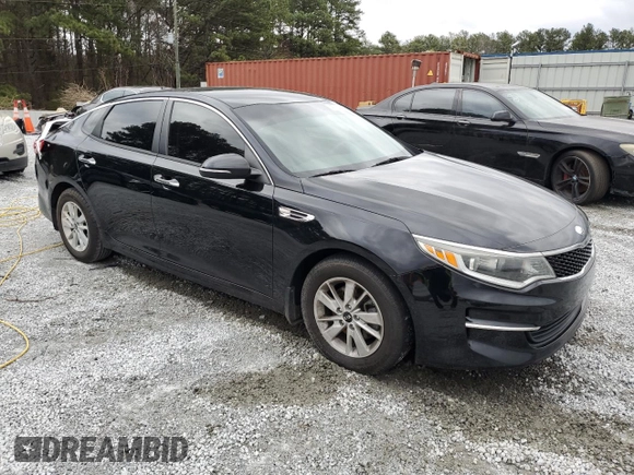 2018 Kia Optima LX with VIN 5XXGT4L39JG179934, listed as a Copart auction lot 47124485 with 135,623 mi miles and Salvage Title. Bid and sale history available at carsss.com. Image 4.
