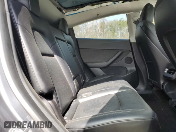 2022 Tesla Model Y Long Range with VIN 7SAYGDEE5NF366493, listed as a Copart auction lot 49874975 with 66,925 mi miles and Salvage Title. Bid and sale history available at DreamBid. Image 11.