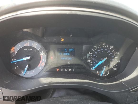 2017 Ford Fusion S with VIN 3FA6P0G7XHR186799, listed as a Copart auction lot 49870325 with 92,021 mi miles and Salvage Title. Bid and sale history available at DreamBid. Image 9.