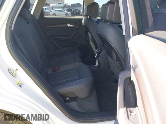 2022 Audi Q5 S line Premium Plus with VIN WA1EAAFY1N2126380, listed as a IAAI auction lot 41782000 with 27,599 mi miles and . Bid and sale history available at DreamBid. Image 8.