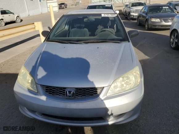 2004 Honda Civic LX with VIN 1HGEM21524L063915, listed as a Copart auction lot 47951805 with 172,877 mi miles and Salvage Title. Bid and sale history available at carsss.com. Image 5.