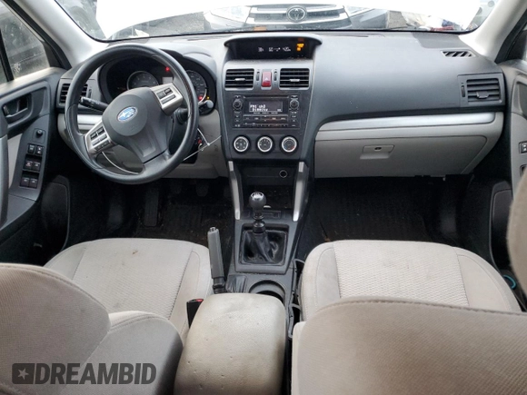 2014 Subaru Forester 2.5i with VIN JF2SJAAC5EG423354, listed as a Copart auction lot 89022685 with 109,102 mi miles and Salvage Title. Bid and sale history available at carsss.com. Image 8.