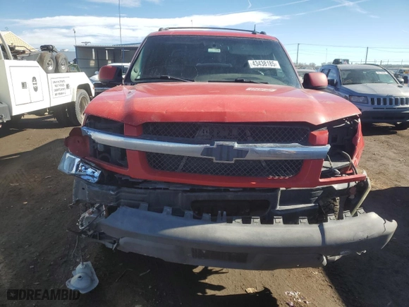 2003 Chevrolet Avalanche with VIN 3GNEK13T33G122662, listed as a Copart auction lot 43438185 with 229,197 mi miles and Salvage Title. Bid and sale history available at carsss.com. Image 5.