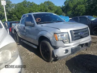 2012 Ford F-150 XL with VIN 1FTFX1EF2CFC58319, listed as a Copart auction lot 56368435 with 61,517 mi miles and Salvage title. Bid and sale history available at DreamBid. Image 4.