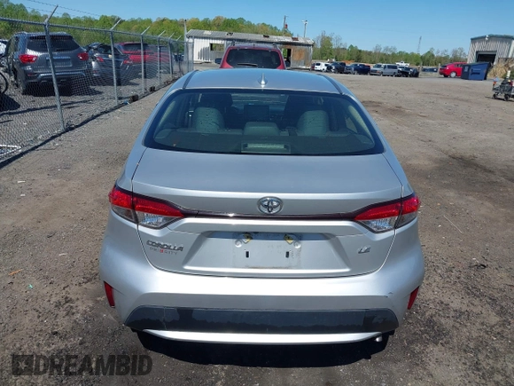 2020 Toyota Corolla LE with VIN JTDEPRAE9LJ078792, listed as a IAAI auction lot 42007551 with 65,154 mi miles. Bid and sale history available at carsss.com. Image 16.