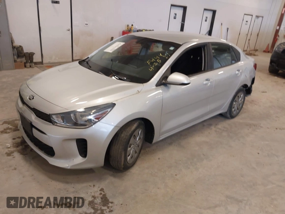 2020 Kia Rio LX with VIN 3KPA24AD9LE263266, listed as a IAAI auction lot 42006180 with 39,488 mi miles. Bid and sale history available at carsss.com. Image 17.