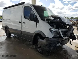 2017 Mercedes-Benz Sprinter Cargo Van Worker with VIN WD3PE7CD3HP565511, listed as a Copart auction lot 75029104 with 79,296 mi miles and Non Repairable. Bid and sale history available at carsss.com. Image 4.