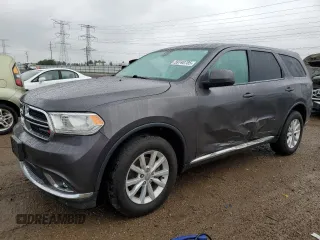 2014 Dodge Durango SXT with VIN 1C4RDJAG6EC550628, listed as a Copart auction lot 59740785 with 75,918 mi miles and Salvage title. Bid and sale history available at DreamBid. Image 1.