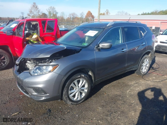 2016 Nissan Rogue SV with VIN KNMAT2MV9GP681676, listed as a IAAI auction lot 40710301 with 128,935 mi miles. Bid and sale history available at carsss.com. Image 17.