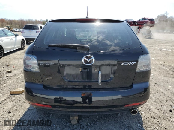 2010 Mazda CX-7 Sport with VIN JM3ER2WMXA0312742, listed as a Copart auction lot 52974215 with 192,655 mi miles and Clean Title. Bid and sale history available at DreamBid. Image 6.