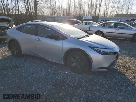 2024 Toyota Prius LE with VIN JTDADABU2R3023824, listed as a Copart auction lot 48246965 with 269 mi miles and Salvage Title. Bid and sale history available at carsss.com. Image 4.