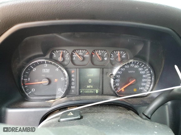2015 Chevrolet Silverado 2500HD Work Truck with VIN 1GC1CUEG2FF127573, listed as a Copart auction lot 81263854 with 138,338 mi miles and Clean Title. Bid and sale history available at carsss.com. Image 9.