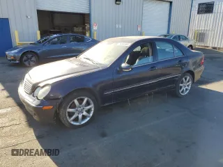 2003 Mercedes-Benz C 230 Kompressor with VIN WDBRF40J33F415383, listed as a Copart auction lot 76595584 with Not Provided miles and Salvage Title. Bid and sale history available at DreamBid. Image 1.