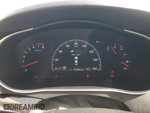 2015 Kia Cadenza Premium with VIN KNALN4D74F5177897, listed as a Copart auction lot 78867304 with 47,087 mi miles and Salvage Title. Bid and sale history available at carsss.com. Image 9.