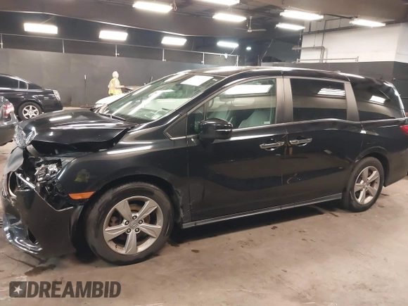 2019 Honda Odyssey EX-L z VIN 5FNRL6H71KB083154, wystawiony jako IAAI lot #42187213 z przebiegiem 77 179 mil mil oraz . Historia ofert i sprzedaży dostępna na DreamBid. Obrazek 14.