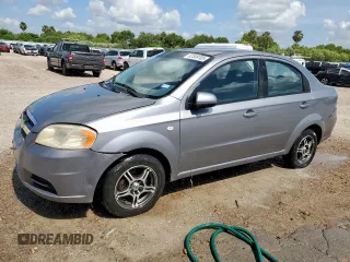 2007 Chevrolet Aveo LS with VIN KL1TD56677B078579, listed as a Copart auction lot 62589705 with 143,141 mi miles and Clean title. Bid and sale history available at DreamBid. Image 1.