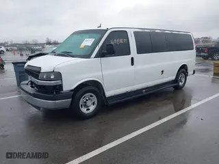 2012 Chevrolet Express Passenger 1LT with VIN 1GAZG1FG2C1158103, listed as a IAAI auction lot 40811071 with 264,063 mi miles. Bid and sale history available at carsss.com. Image 18.