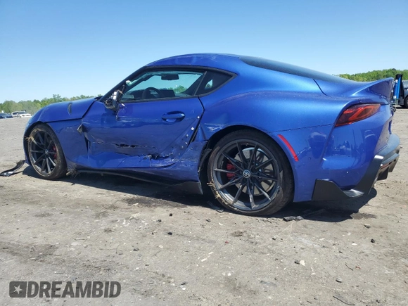 2024 Toyota Supra 3.0 with VIN WZ1DB0G05RW066072, listed as a Copart auction lot 54894725 with 11,892 mi miles and Salvage title. Bid and sale history available at DreamBid. Image 2.