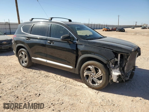 2022 Hyundai Santa Fe SEL with VIN 5NMS24AJXNH377492, listed as a Copart auction lot 48400985 with 79,494 mi miles and Clean Title. Bid and sale history available at DreamBid. Image 4.