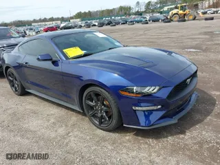 2019 Ford Mustang EcoBoost with VIN 1FA6P8TH8K5198912, listed as a IAAI auction lot 41961751 with 45,999 mi miles. Bid and sale history available at carsss.com. Image 1.