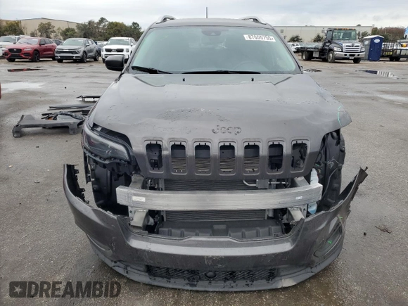 2021 Jeep Cherokee Latitude Plus with VIN 1C4PJLLB1MD155133, listed as a Copart auction lot 87655755 with 31,221 mi miles and Salvage title. Bid and sale history available at DreamBid. Image 5.