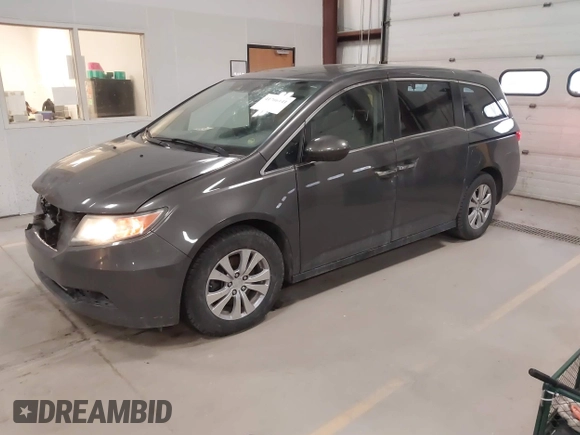 2015 Honda Odyssey EX-L with VIN 5FNRL5H64FB055890, listed as a IAAI auction lot 41706141 with 155,167 mi miles and . Bid and sale history available at carsss.com. Image 17.
