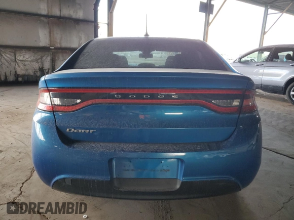 2016 Dodge Dart SE with VIN 1C3CDFAA3GD555558, listed as a Copart auction lot 43080235 with 111,273 mi miles and Salvage Title. Bid and sale history available at carsss.com. Image 6.