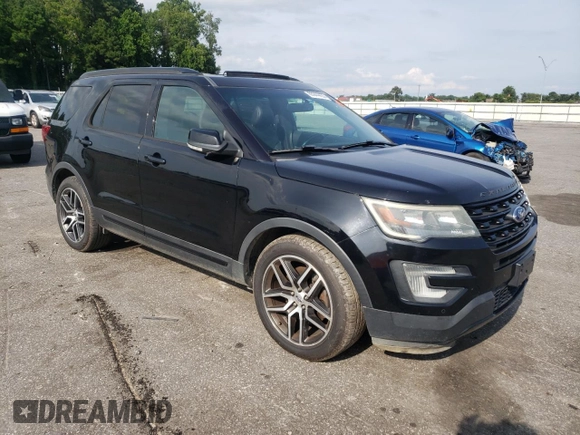 2016 Ford Explorer Sport with VIN 1FM5K8GT9GGB93163, listed as a Copart auction lot 65944455 with 151,451 mi miles and Clean title. Bid and sale history available at DreamBid. Image 4.