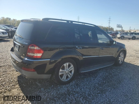 2007 Mercedes-Benz GL-Class with VIN 4JGBF71E97A234129, listed as a Copart auction lot 76583074 with 0 mi miles and Salvage Title. Bid and sale history available at carsss.com. Image 3.