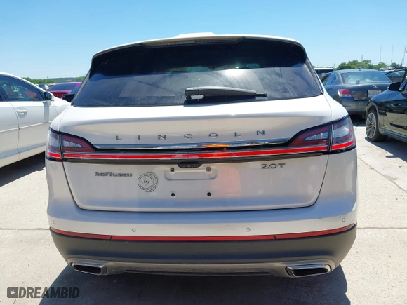 2019 Lincoln Nautilus Reserve with VIN 2LMPJ6L96KBL12639, listed as a IAAI auction lot 42081118 with 23,741 mi miles. Bid and sale history available at carsss.com. Image 16.