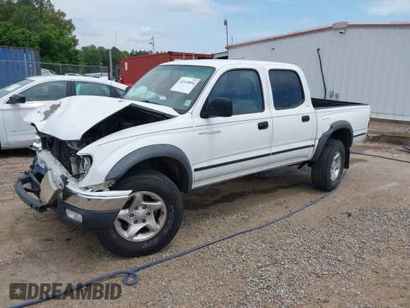 2001 Toyota Tacoma PreRunner z VIN 5TEGN92N11Z738985, wystawiony jako IAAI lot #42145856 z przebiegiem 385 673 mil mil oraz . Historia ofert i sprzedaży dostępna na DreamBid. Obrazek 2.