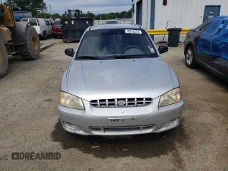 2002 Hyundai Accent GL with VIN KMHCG45C82U303831, listed as a Copart auction lot 72812574 with 126,237 mi miles and Salvage Title. Bid and sale history available at carsss.com. Image 5.