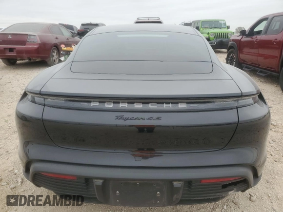 2021 Porsche Taycan 4S with VIN WP0AB2Y1XMSA45564, listed as a Copart auction lot 82447814 with 29,098 mi miles and Salvage title. Bid and sale history available at DreamBid. Image 6.