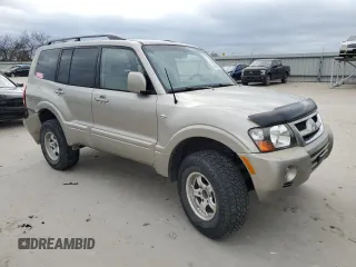 2003 Mitsubishi Montero LTD with VIN JA4NW51S63J019484, listed as a Copart auction lot 86089024 with 0 mi miles and Salvage Title. Bid and sale history available at carsss.com. Image 4.