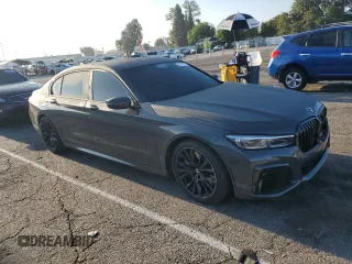 2022 BMW 7 Series 750i xDrive with VIN WBA7U2C00NCH74670, listed as a Copart auction lot 65751553 with 20,817 mi miles. Bid and sale history available at carsss.com. Image 4.