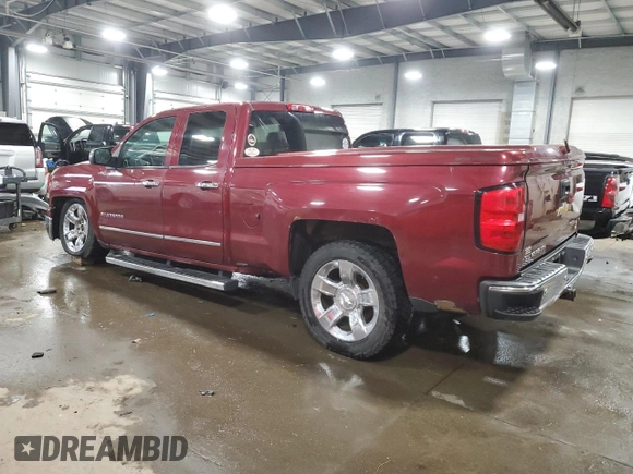 2014 Chevrolet Silverado 1500 LTZ with VIN 1GCVKSEJ5EZ205037, listed as a Copart auction lot 42328535 with 266,840 mi miles and Salvage Title. Bid and sale history available at DreamBid. Image 2.