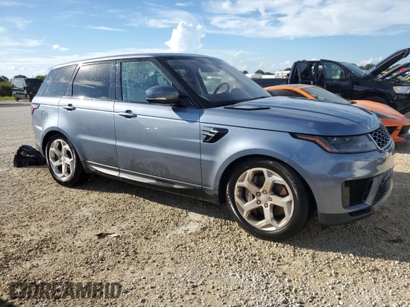 2020 Land Rover Range Rover Sport SE with VIN SALWG2SU7LA895141, listed as a Copart auction lot 73720354 with 0 mi miles and Non Repairable. Bid and sale history available at carsss.com. Image 4.
