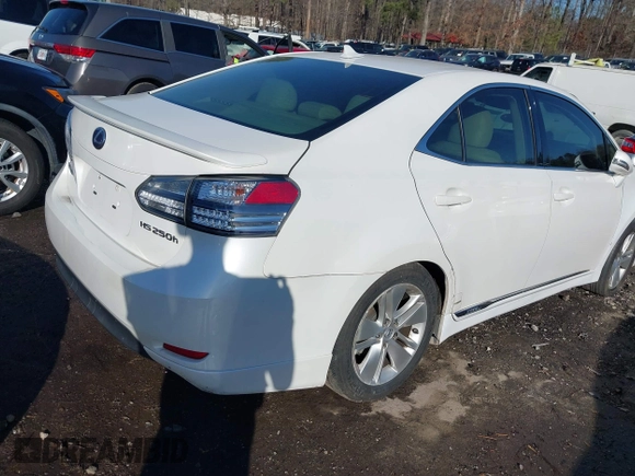 2010 Lexus HS 250h with VIN JTHBB1BA3A2014574, listed as a IAAI auction lot 41483179 with 231,399 mi miles. Bid and sale history available at carsss.com. Image 4.
