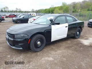 2019 Dodge Charger Police with VIN 2C3CDXKT5KH622663, listed as a IAAI auction lot 42184918 with 86,946 mi miles and . Bid and sale history available at DreamBid. Image 2.
