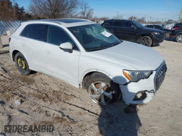 2019 Audi Q3 Premium with VIN WA1AECF34K1078362, listed as a IAAI auction lot 41274771 with 99,867 mi miles and . Bid and sale history available at DreamBid. Image 1.